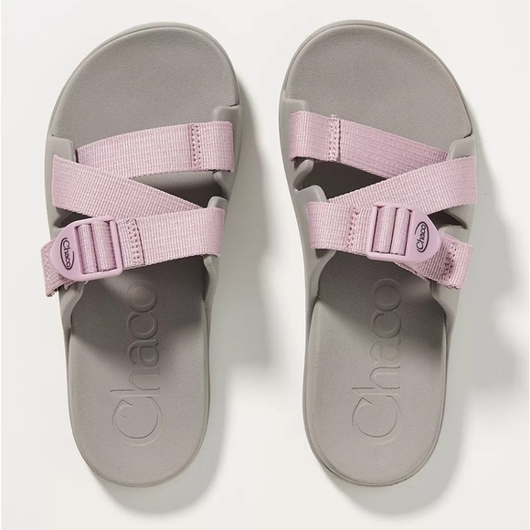 Chaco Women’s Performance Sandals Size 5 - Lightweight EVA Sole - Pink Gray - Picture 1 of 12